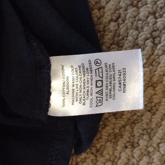 LOFT Vintage Soft Navy Blue T-Shirt - Picture 7 of 8